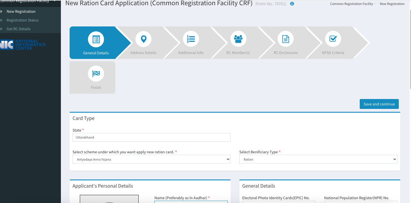Antyodaya Anna Yojana (AAY) Apply Online