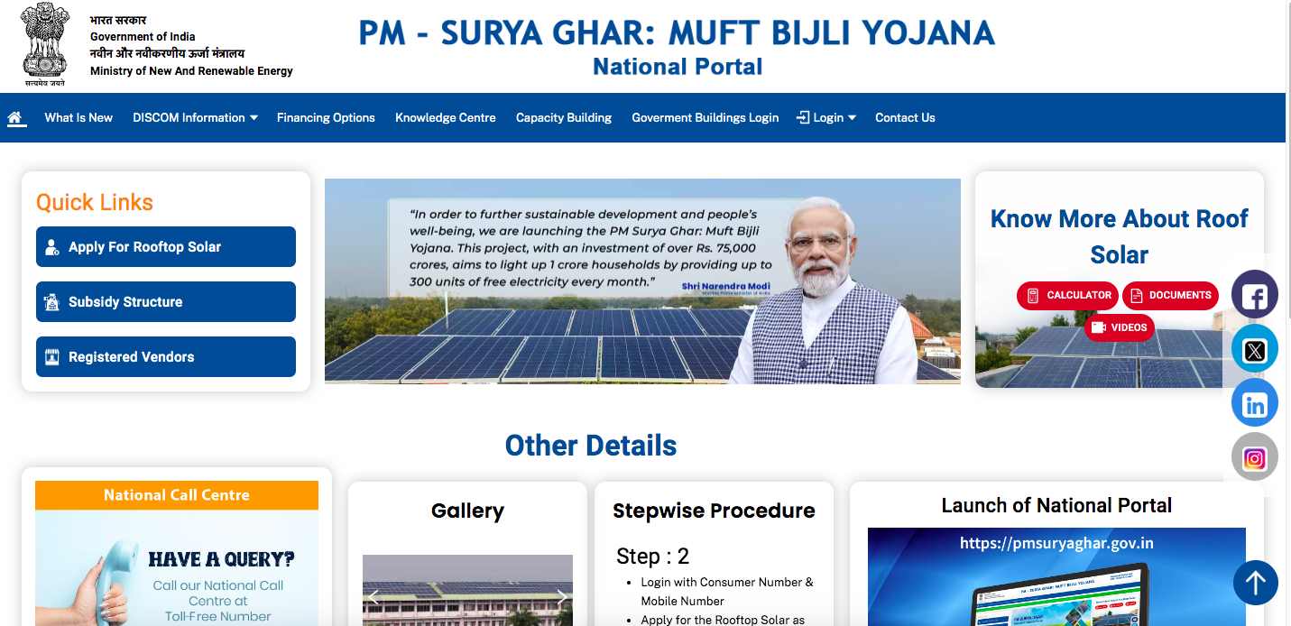 PM Suryoday Yojana 