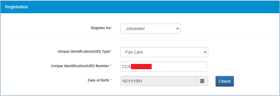 PM Rojgar Mela Registration