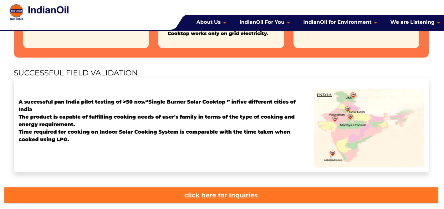Indian Oil Solar Chulha Yojana Online Apply