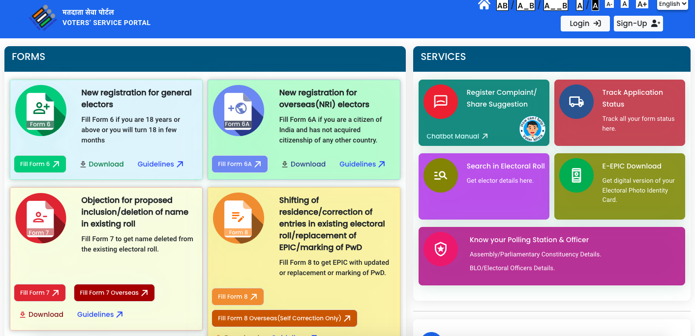 Voter ID Card Download 