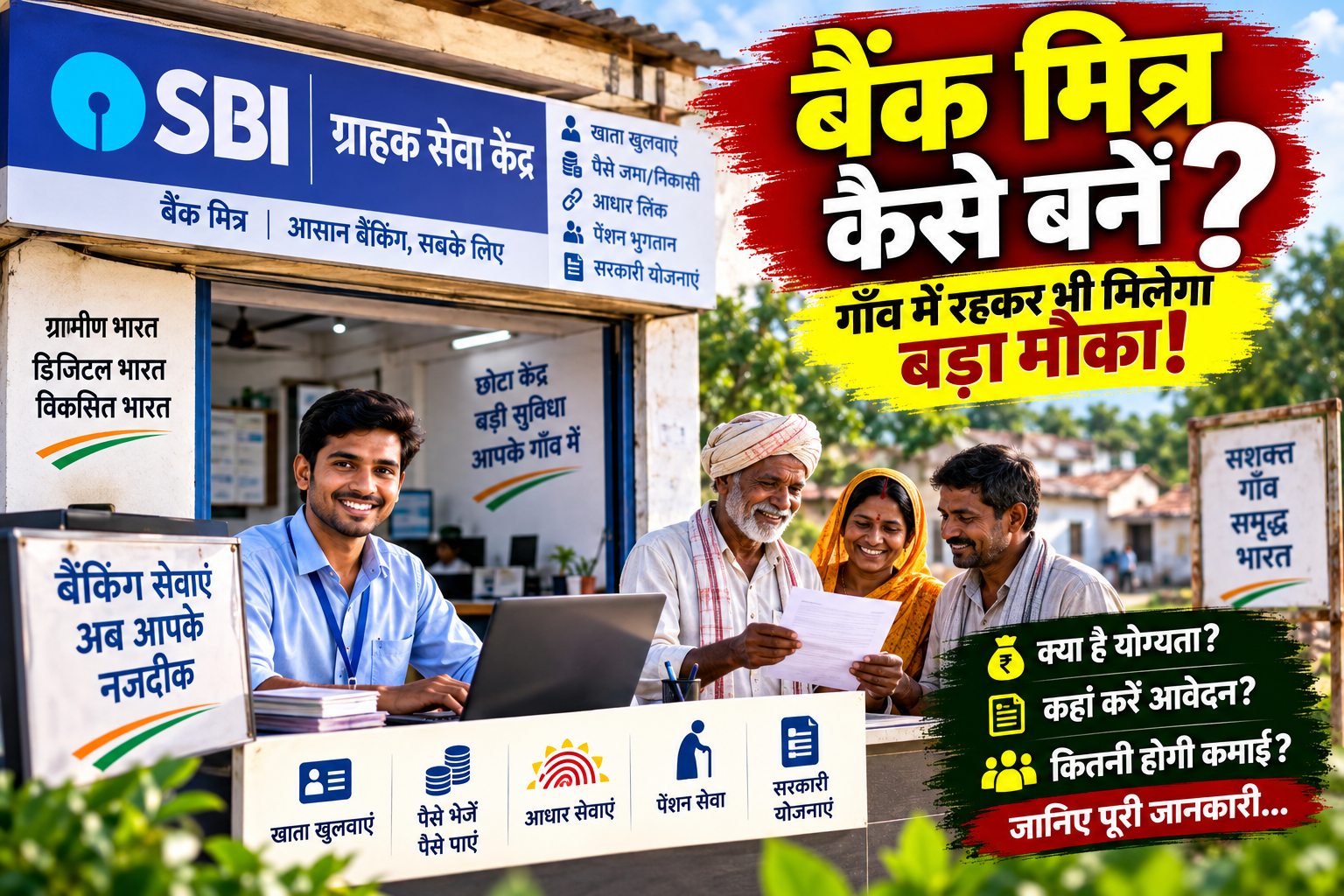Bank Mitra Kaise Bane