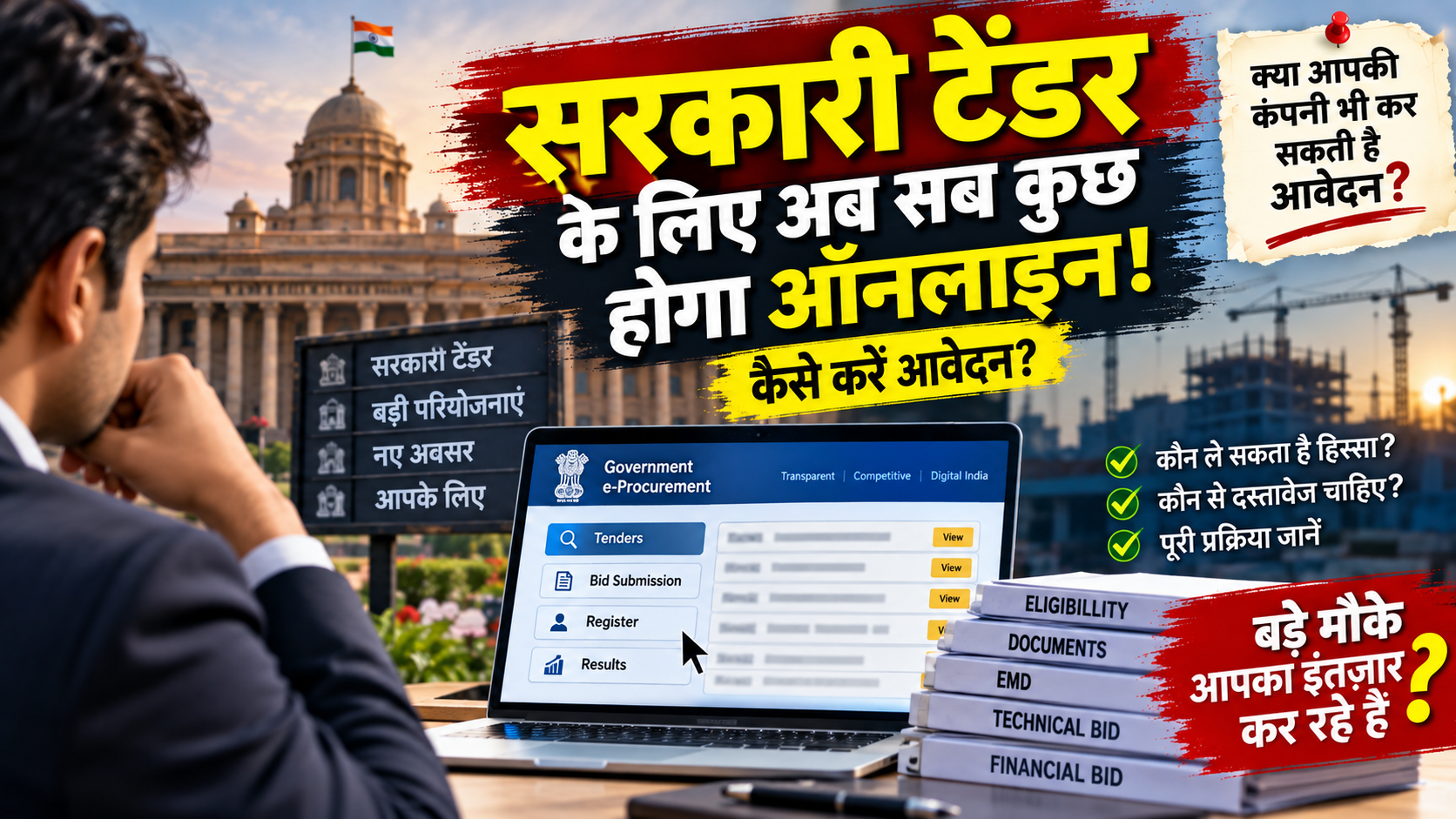 E-Tendering Process In India