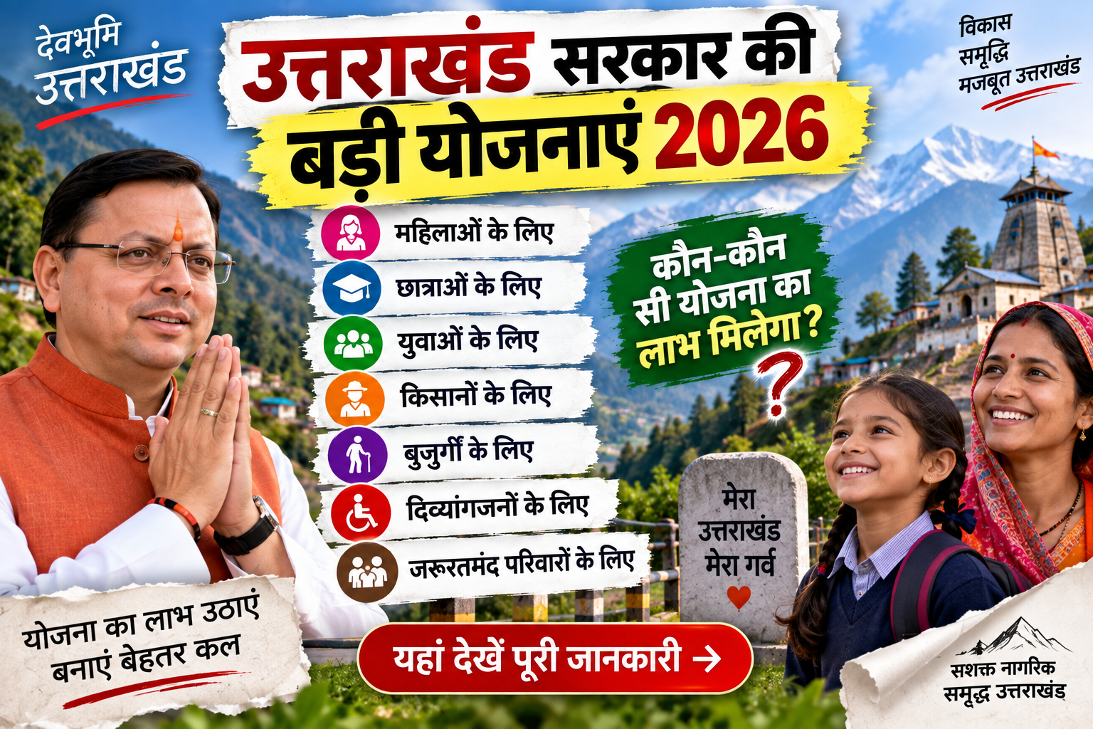 Govt Schemes Uttarakhand