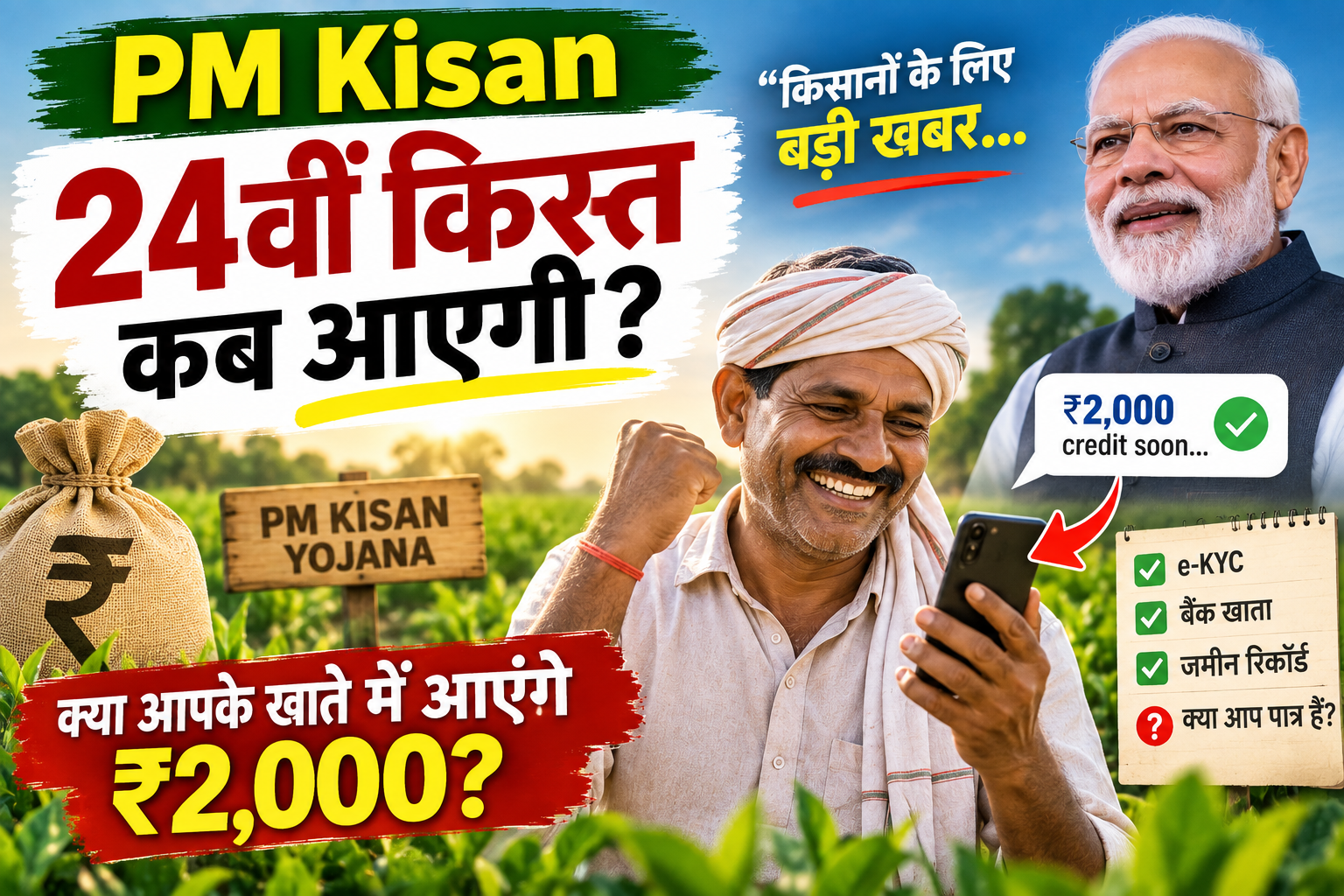 PM Kisan 24th Installment