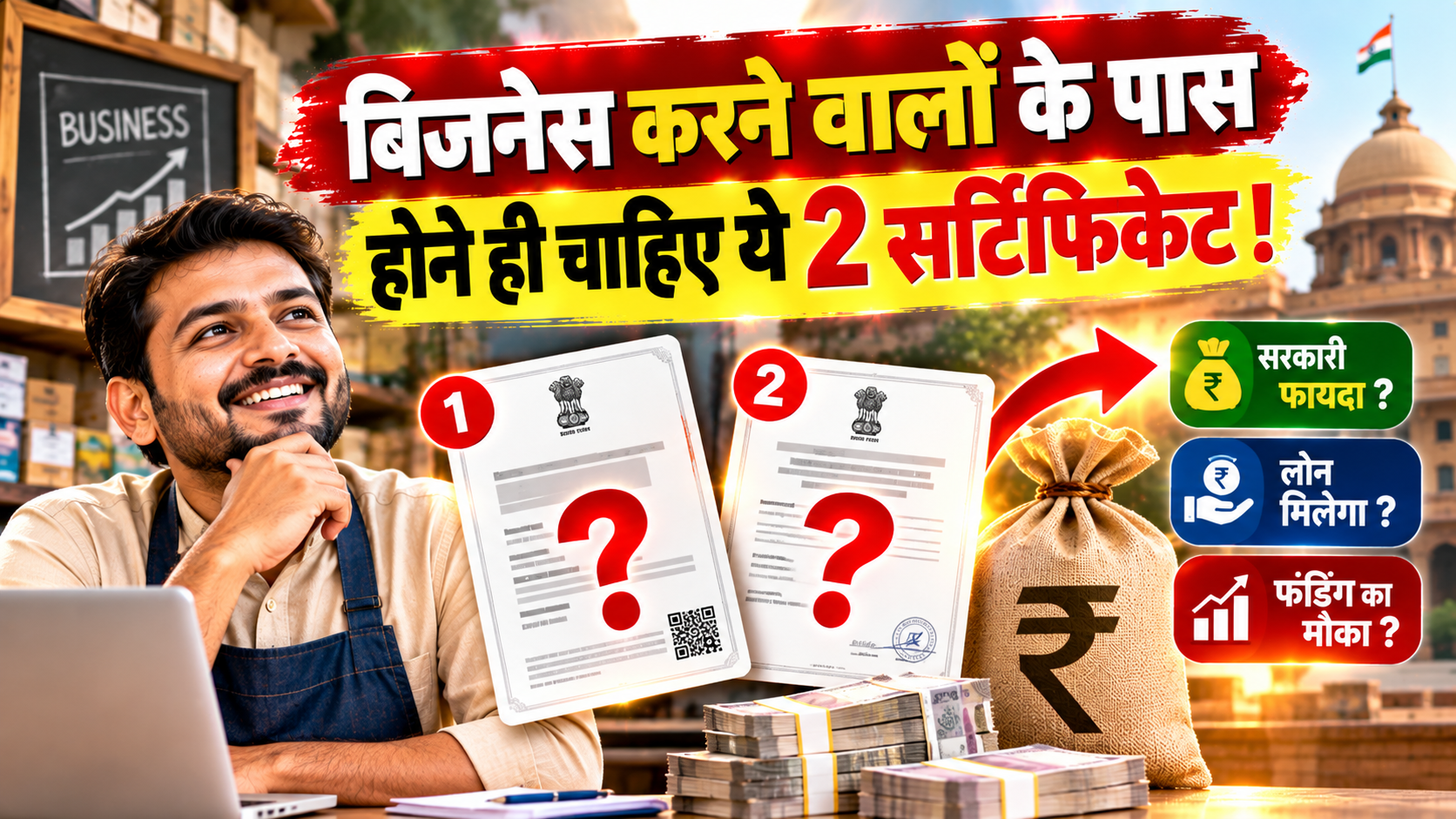 Startup India and MSME Certificate